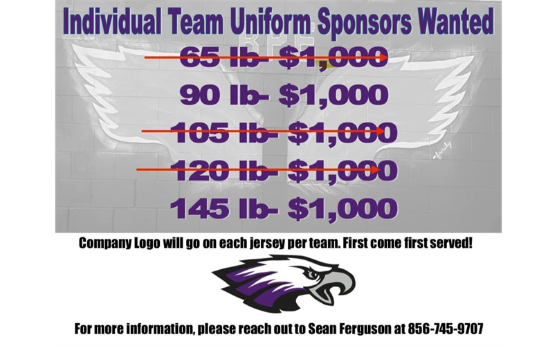 Sponsor a team's jersey this year! 